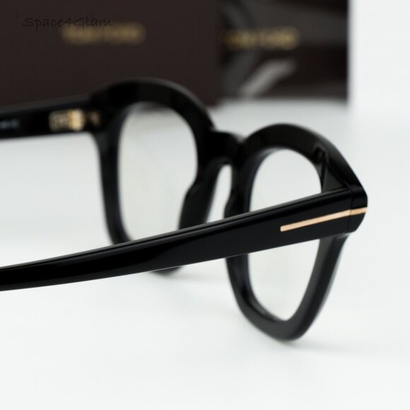 Tom Ford Women Eyeglasses Black Blue Light Block Square FT5961-B 001 BRAND NEW main image 6
